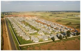 March 2017 aerial view of Eastlands Mature Lifestyle Estate