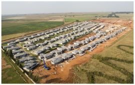 March 2017 aerial view of Eastlands Mature Lifestyle Estate Benoni North