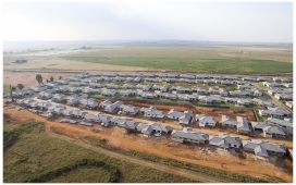 Aerial photograph of Eastlands Lifestyle Estate March 2017