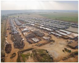 Aerial view of Eastlands Mature Lifestyle Estate taken in March 2017